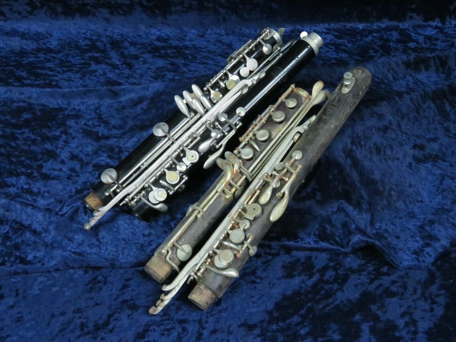 Lot Of 2 Vito Resotone & Noblet Alto Clarinet Bodies Ser#isi8934-3  Parts/repair