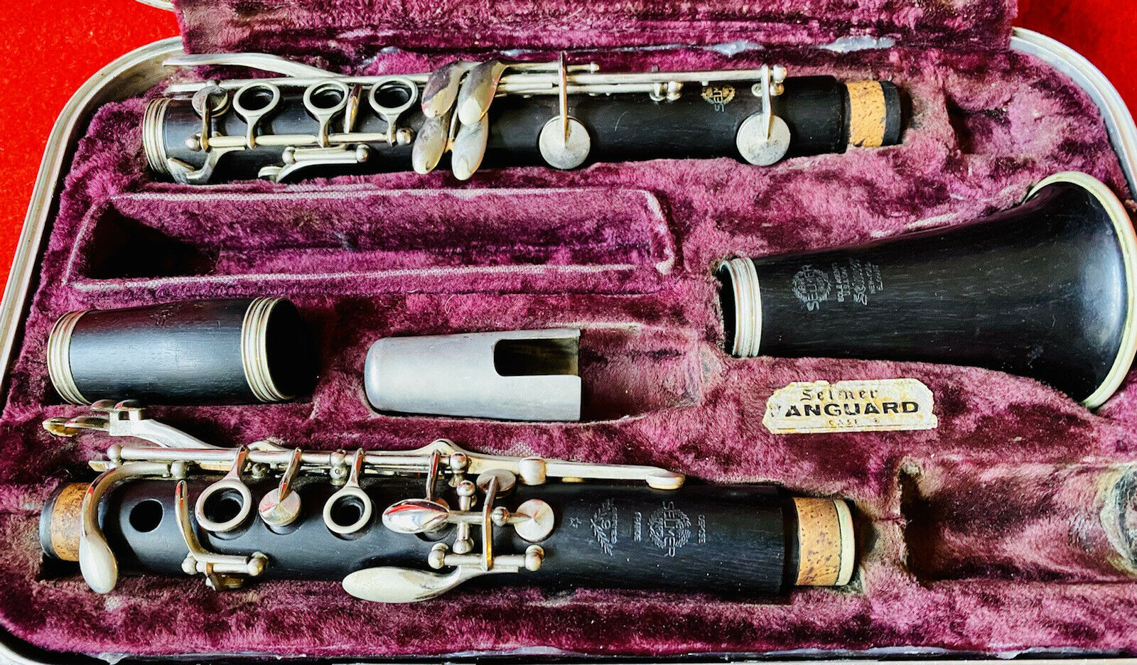 Vintage Selmer 9* “star” Professional Wood Bb Clarinet 60s With Original Case