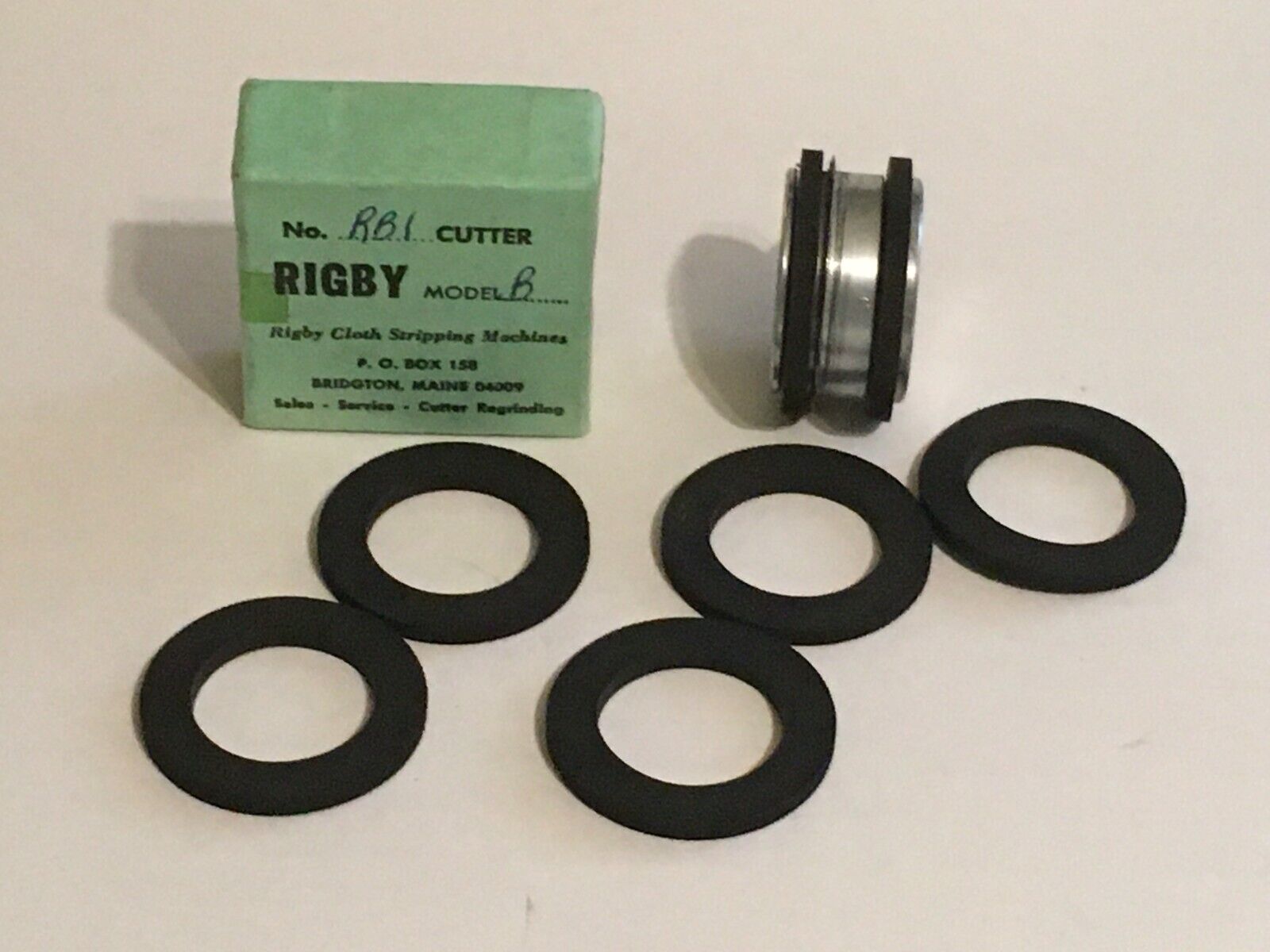 Rigby Cutting Machine Blade (rb1) For Model B + 5 Extra Washers