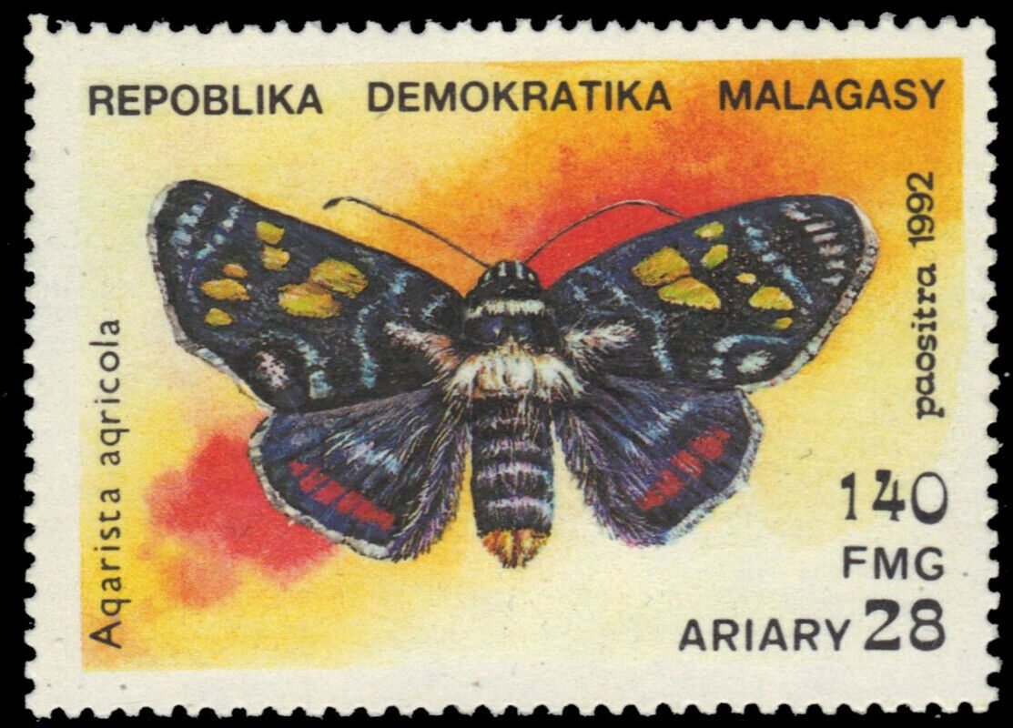 Madagascar 1083 - Butterflies "agarista Agricola" (pa92272)