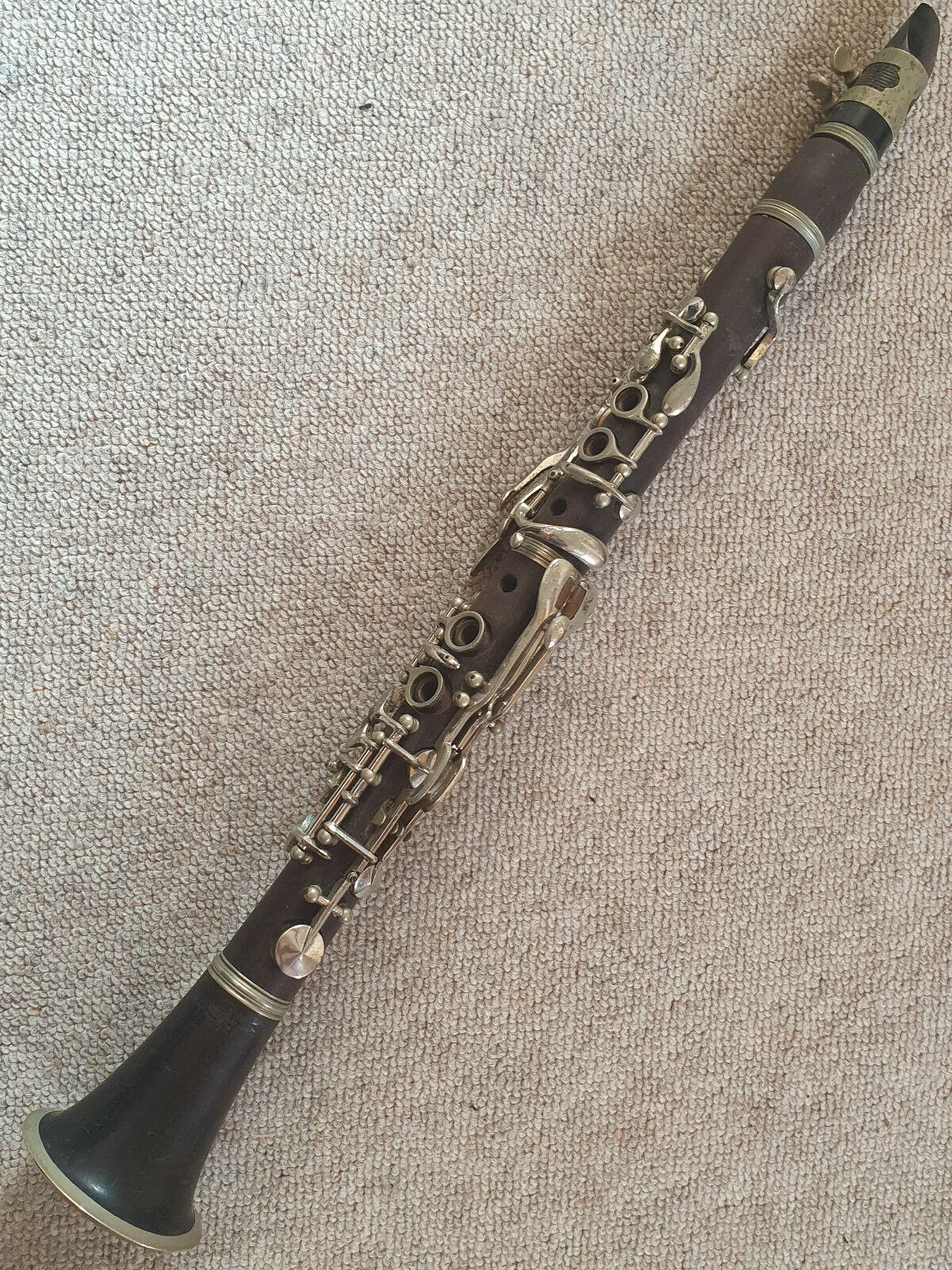 Old Wooden Eb (?) Clarinet With 4 Rings
