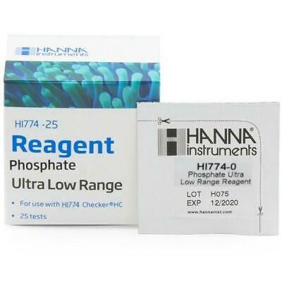 Hanna Hi774-25 Phosphate Ultra Low Range Checker Hc Reagent (25 Tests)