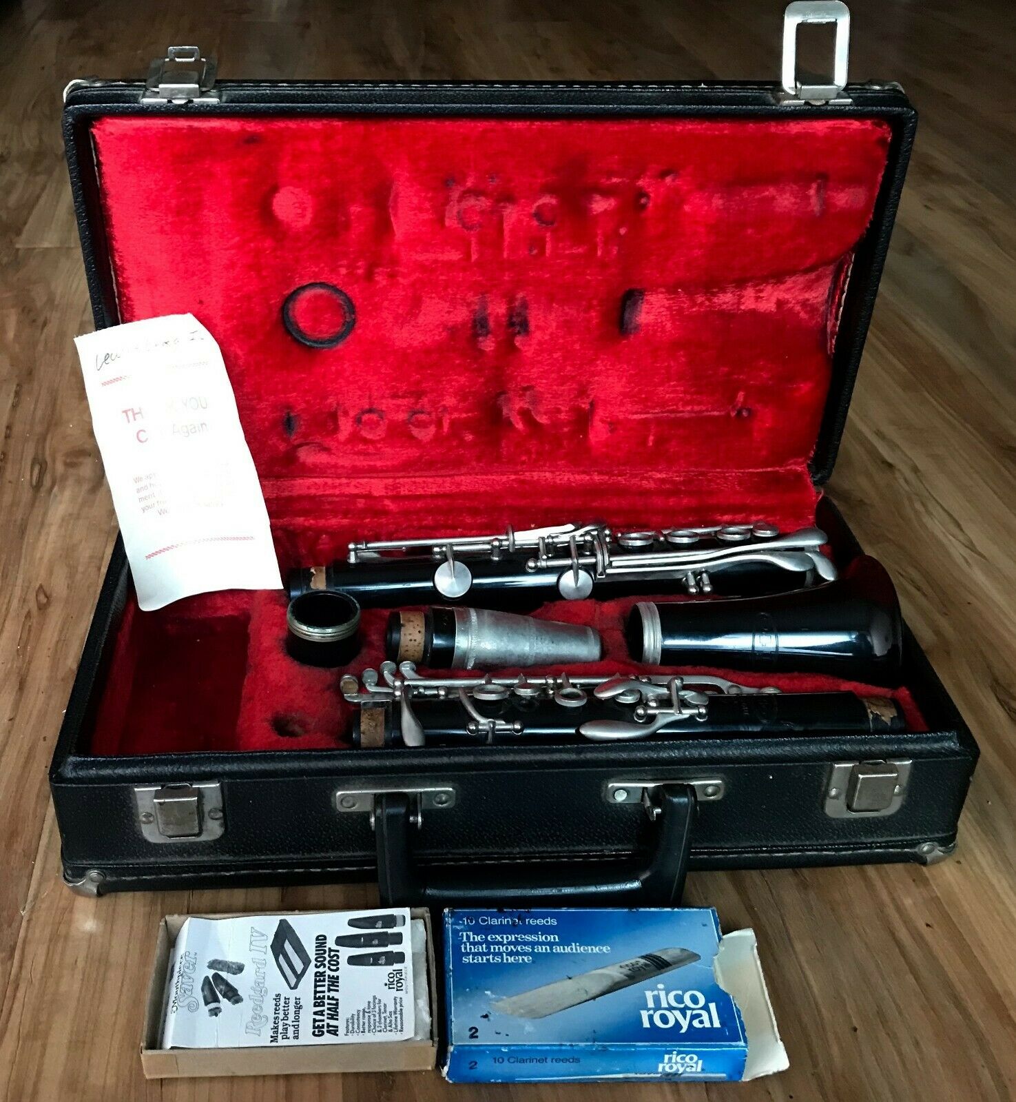 Vintage Vito Reso-tone 3 Alto Clarinet  With Hard Case  Usa C35843