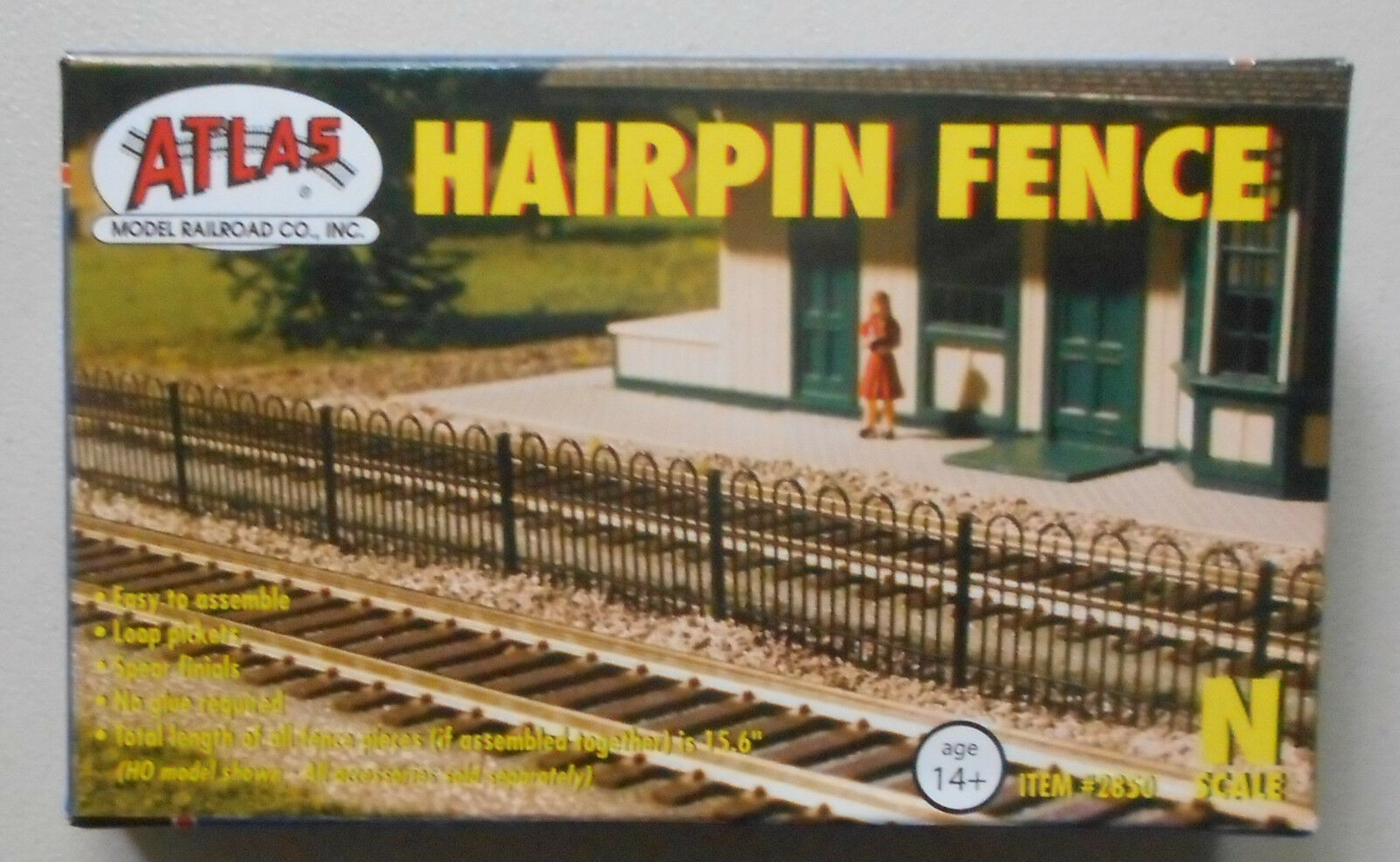 Hairpin Fencing N Scale Atlas Layout Diorama 2850